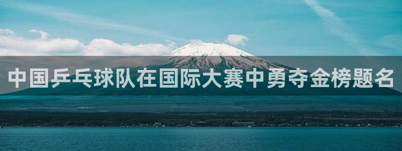 中国乒乓球队在国际大赛中勇夺金榜题名
