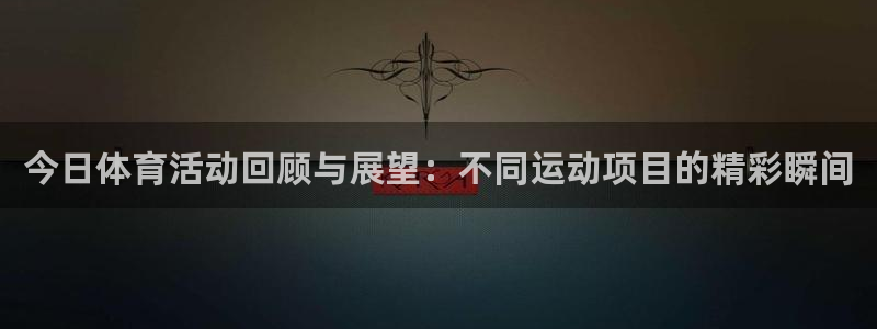 今日体育活动回顾与展望：不同运动项目的精彩瞬间