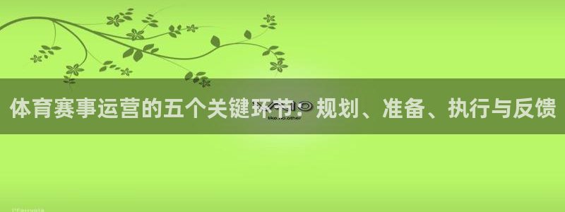 乐球直播免费观看nba直播：体育赛事运营的五个关键环节：规划、准备、执行与反馈