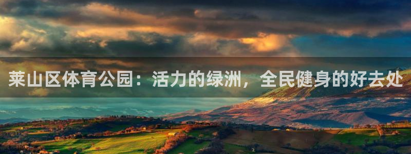 乐球吧nba篮球直播：莱山区体育公园：活力的绿洲，全民健身的好去处